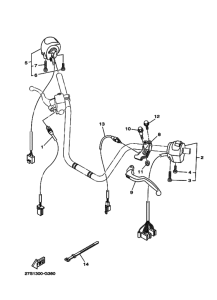 YB125SPD Interruptor  manillar&palanc