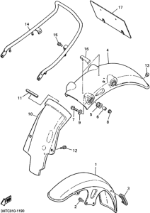 SR400 ﾌｴﾝﾀﾞ