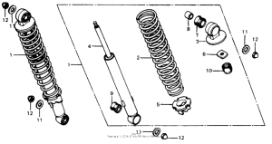 XR75 Задние амортизаторы
