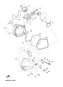 YW100E Впускная система