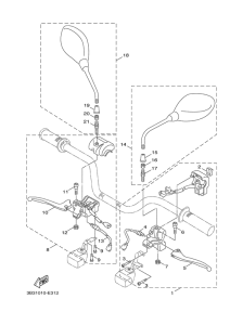 XF50 Handle switch & lever
