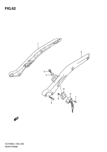 VLR1800 Задняя рама в сборе