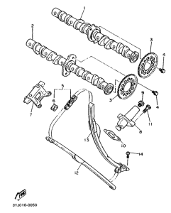 FZR400RR Camshaft. chain