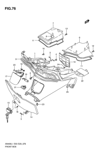 AN400 Багажник передний