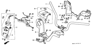 PC800 Handle pipe / top bridge
