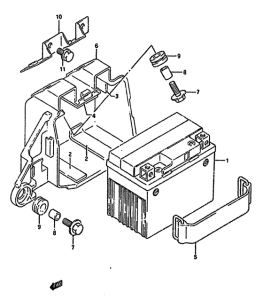 DR350 Аккумулятор