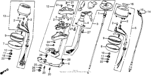 CM400 Cm400a key set + speedometer + tachometer 79-81