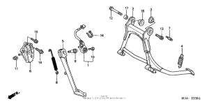 GL1800 Подножка