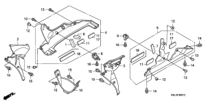  Нижний обтекатель