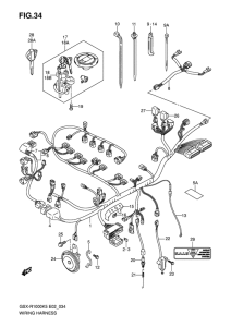 GSX-R1000 Жгут проводов