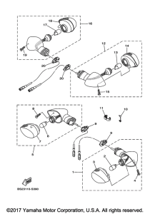 FZ09 Поворотники