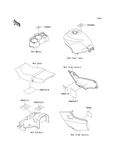 EX250 Лейбл предостережения