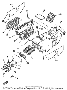 SRX250T Воздушный фильтр