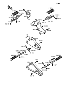 EN400 Подножки