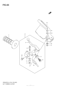  Рычаг сцепления
