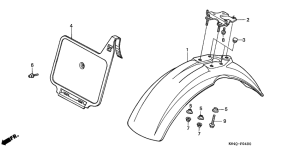 XR100 Переднее крыло