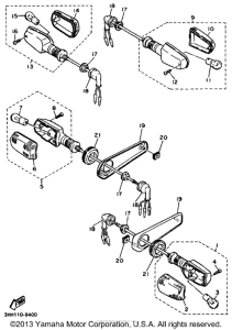 FZR600RK Поворотники