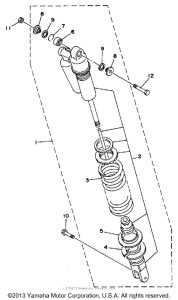 WR200RD Амортизаторы задние