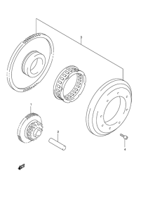 DL650 Муфта стартера