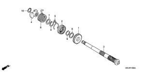 CRF50F Кик стартер