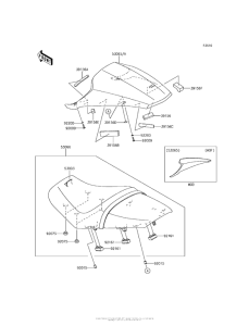 ZX1400 Сиденье