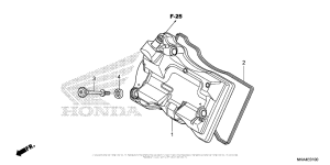 NC700X (DCT) Крышка головки цилиндров