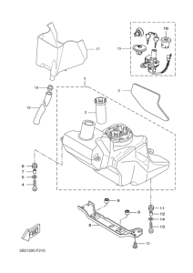 VP250 Топливный бак