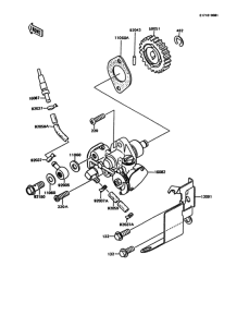 KMX125 Масляный насос