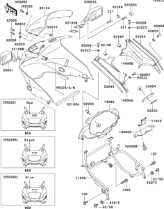 ZX1100 Cowling(zx1100-e2 / e4)