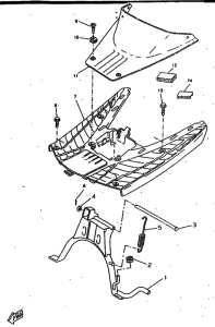 CW50RSP Support & repose pied