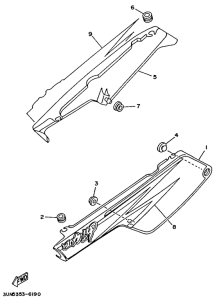 DT50LC Боковые обтекатели