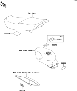ZX600 Лейбл предостережения