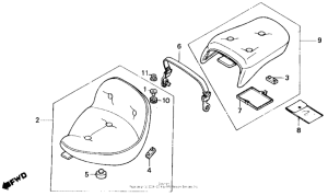 VT800 Сиденье
