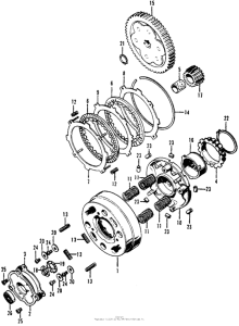 CT70 Сцепление