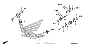 NT700V (ABS) Патрубки охлаждения