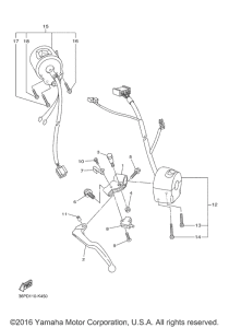 FZ6RHCS Рулевые переключатели