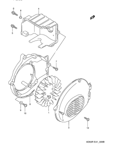 AD50 Вентилятор охлаждения