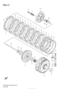 RM-Z250 Сцепление