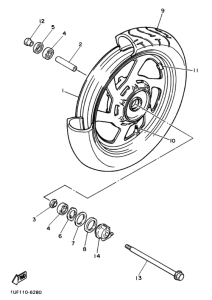 FZX750 ﾌﾛﾝﾄﾎｲｰﾙ