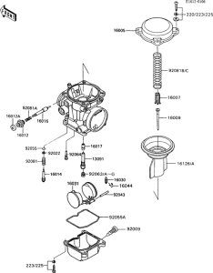 ZX600 Carburetor parts(1 / 2)