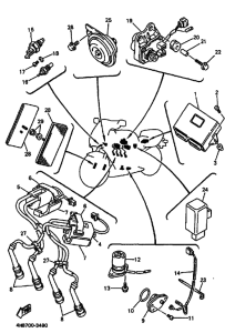YZF750SP YZF750SPF Equipo electrico