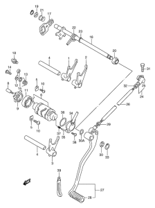 VZ800 Переключение передач