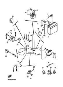 XVS1100 XVS11R Equipo electrico