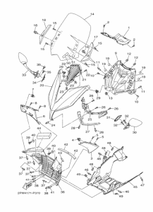 XP500 Стекло ветровое