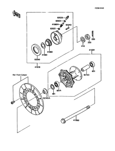 KMX125 Переднее колесо