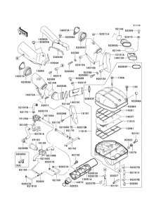 ZX750 Air cleaner(1 / 2)