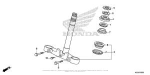 CBR300R Траверса нижняя