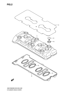 GSX-R600 Крышка головки цилиндров