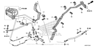 VT1300CX (ABS) Brake Line (3)