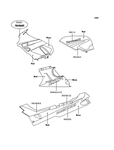 ZX400 Наклейки